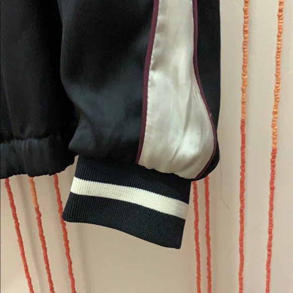 Satin Tiger Print Bomber Jacket - Picture 4 of 5